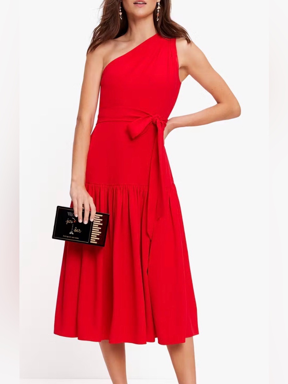 Kate Spade New York Tech Satin one shoulder